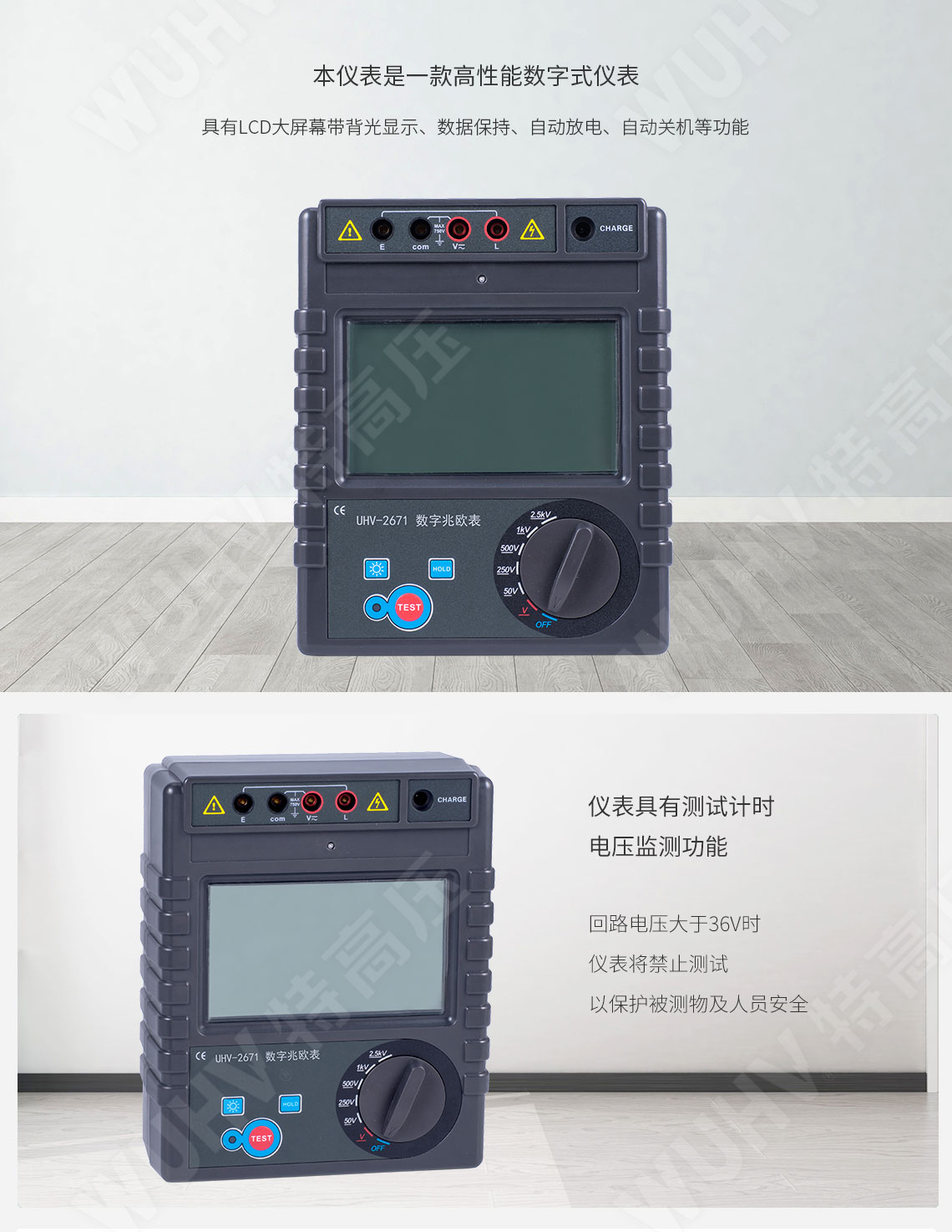 HT2671 數字兆歐表(2500V)(圖2)