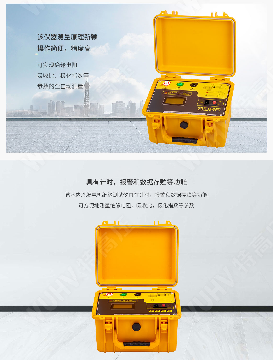 HT2678A 水內冷發電機絕緣測試儀(圖2)